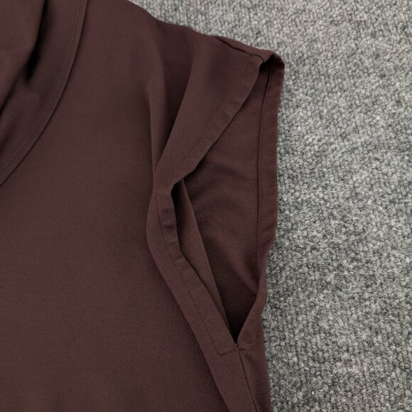 BRYN WALKER‎ Dress S Brown Lagonlook Cowl Neck Kangaroo Pocket Oversize Pullover - Picture 7 of 11
